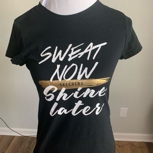 Sketchers sport black T-shirt size small